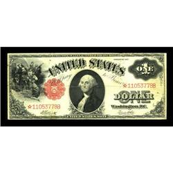 Fr. 38 $1 1917 Legal Tender Star Note Very Fine.