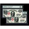 Image 1 : Fr. 39 $1 1917 Legal Tender Consecutvie Pair PMG