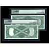 Image 2 : Fr. 39 $1 1917 Legal Tender Consecutvie Pair PMG