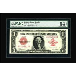 Fr. 40 $1 1923 Legal Tender PMG Choice