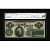 Image 1 : Fr. 41 $2 1862 Legal Tender CGA Extremely Fine Fr. 41 $2 1862 Legal