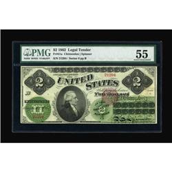 Fr. 41a $2 1862 Legal Tender PMG About