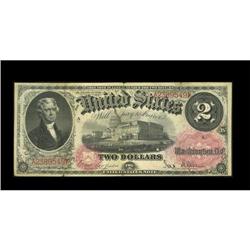 Fr. 49 $2 1878 Legal Tender Fine-Very Fine.