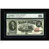 Image 1 : Fr. 56 $2 1880 Legal Tender PMG Gem Uncirculated