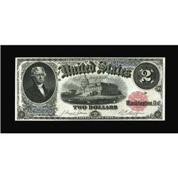 Fr. 56 $2 1880 Legal Tender Choice About New.