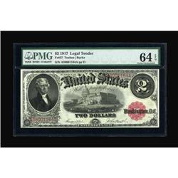 Fr. 57 $2 1917 Legal Tender PMG Choice