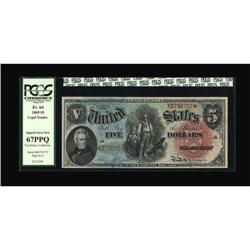 Fr. 64 $5 1869 Legal Tender PCGS Superb Gem New