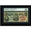 Image 1 : Fr. 64 $5 1869 Legal Tender PMG Very Fine 20.