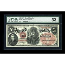 Fr. 69 $5 1878 Legal Tender PMG About
