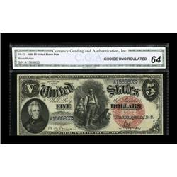Fr. 72 $5 1880 Legal Tender CGA Choice