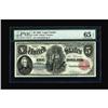 Image 1 : Fr. 80 $5 1880 Legal Tender PMG Gem Uncirculated
