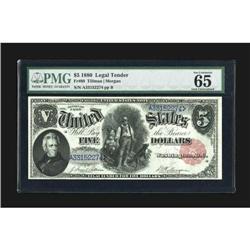 Fr. 80 $5 1880 Legal Tender PMG Gem Uncirculated
