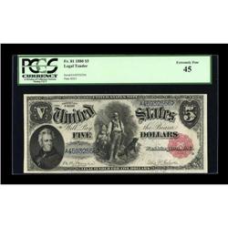 Fr. 81 $5 1880 Legal Tender PCGS Extremely Fine