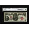 Image 1 : Fr. 88 $5 1907 Legal Tender CGA Gem Uncirculated