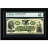 Image 1 : Fr. 93 $10 1862 Legal Tender PMG Very Fine 25.