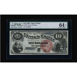 Fr. 103 $10 1880 Legal Tender PMG Choice