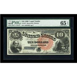 Fr. 107 $10 1880 Legal Tender PMG Gem