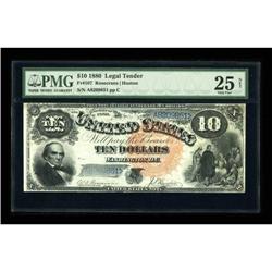 Fr. 107 $10 1880 Legal Tender PMG Very Fine 25