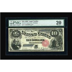 Fr. 110 $10 1880 Legal Tender PMG Very Fine 20.