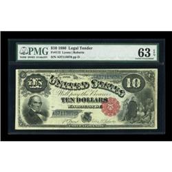 Fr. 113 $10 1880 Legal Tender PMG Choice