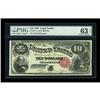 Image 1 : Fr. 113 $10 1880 Legal Tender PMG Choice