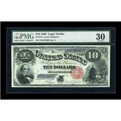 Fr. 113 $10 1880 Legal Tender PMG Very Fine 30.
