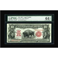 Fr. 114 $10 1901 Legal Tender PMG Choice