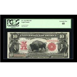 Fr. 114 $10 1901 Legal Tender PCGS Extremely