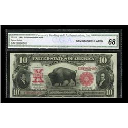 Fr. 119 $10 1901 Legal Tender CGA Gem