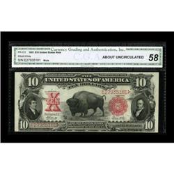 Fr. 121 $10 1901 Legal Tender CGA About