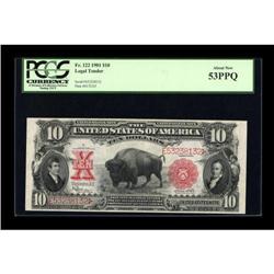 Fr. 122 $10 1901 Legal Tender PCGS About New