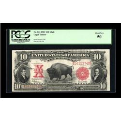 Fr. 122 $10 1901 Legal Tender PCGS About New 50.