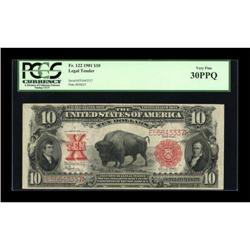 Fr. 122 $10 1901 Legal Tender PCGS Very Fine