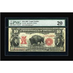 Fr. 122 $10 1901 Legal Tender PMG Very Fine 20.