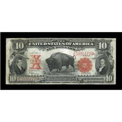 Fr. 122 $10 1901 Legal Tender Very Good.