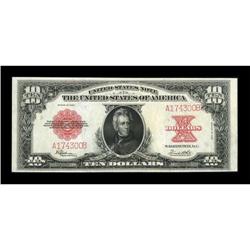 Fr. 123 $10 1923 Legal Tender Choice About New.