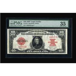 Fr. 123 $10 1923 Legal Tender PMG Choice Very
