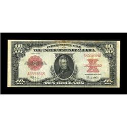 Fr. 123 $10 1923 Legal Tender Fine-Very Fine.