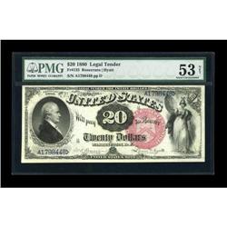 Fr. 135 $20 1880 Legal Tender PMG About