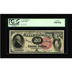 Fr. 135 $20 1880 Legal Tender PCGS Very Fine