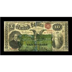 Fr. 190b $10 1864 Compound Interest Treasury