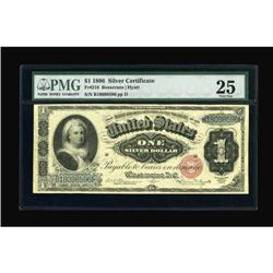 Fr. 216 $1 1886 Silver Certificate PMG Very Fine