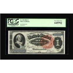 Fr. 218 $1 1886 Silver Certificate PCGS Very