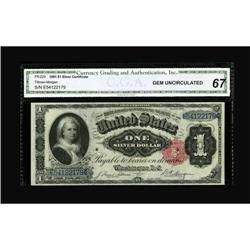 Fr. 223 $1 1891 Silver Certificate CGA Gem