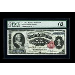 Fr. 223 $1 1891 Silver Certificate PMG Choice