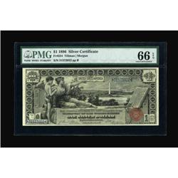 Fr. 224 $1 1896 Silver Certificate PMG Gem
