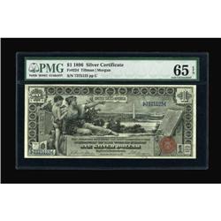 Fr. 224 $1 1896 Silver Certificate PMG Gem