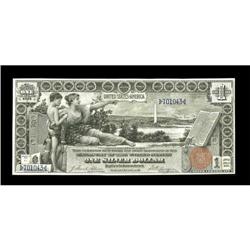 Fr. 224 $1 1896 Silver Certificate About New.