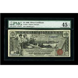 Fr. 224 $1 1896 Silver Certificate PMG Extremely