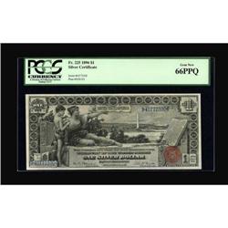 Fr. 225 $1 1896 Silver Certificate PCGS Gem New